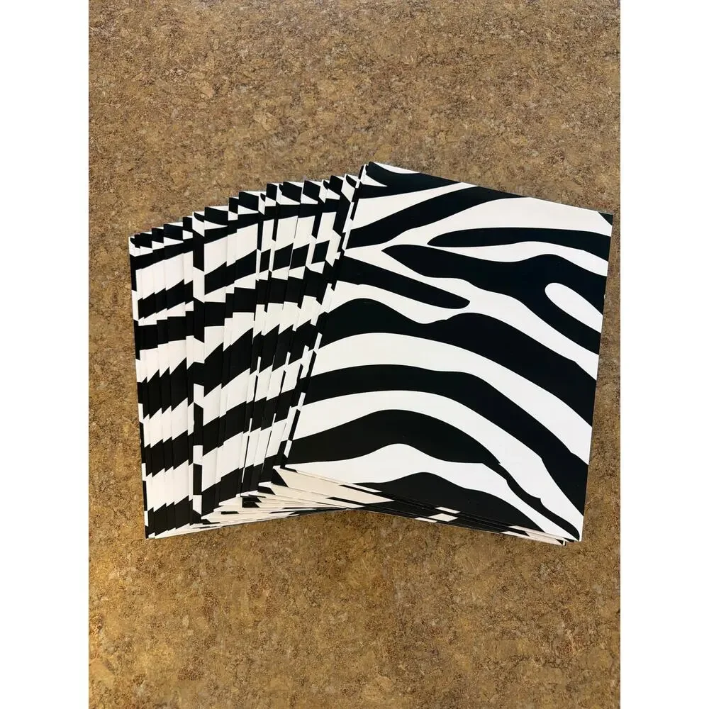 Zebra Print Folders